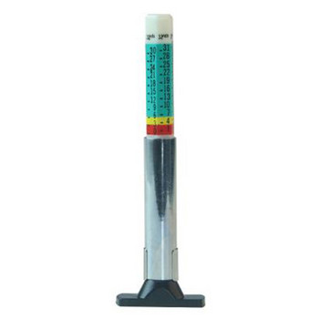 25 мм писалка за измерване на автомобилни гуми Универсален инструмент за измерване на дълбочината на модела на протектора на гумите Автоматичен измервател на дълбочината на гумите Автомобилни аксесоари Екстериор 1 бр.
