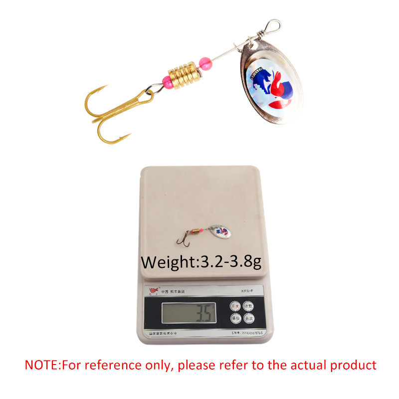 1 tk 3,5 g spinningu landid lusikapüügi landid voblerid CrankBits Jig metallist litrid forelli kõva sööt konksudega karpkalapüügi sööt