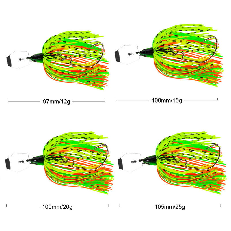 1PCS Chatter Bait Spinner Bait Weedless Pescuit Naluca Buzzbait Wobbler Chatterbait pentru Bass Stiuca Walleye Fish