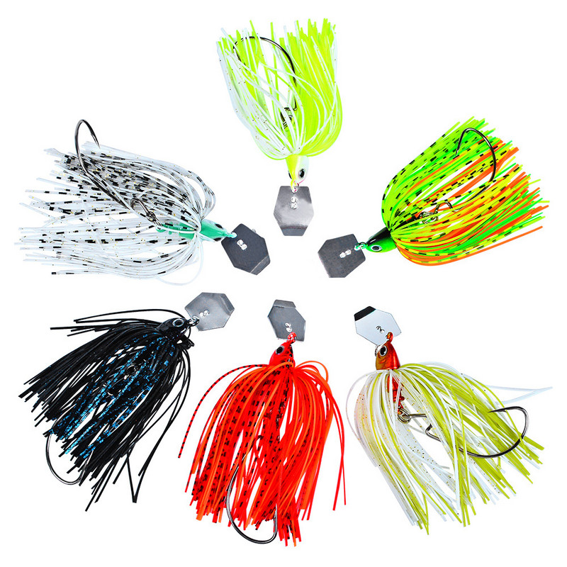 1PCS Chatter Bait Spinner Bait Weedless Pescuit Naluca Buzzbait Wobbler Chatterbait pentru Bass Stiuca Walleye Fish