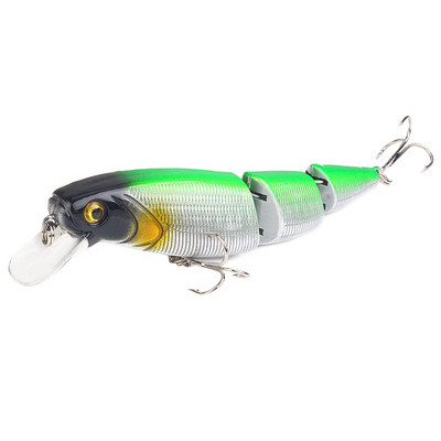 1Pcs Wobblers Multi-section Fishing Lure Minnow 3 Jointed Isca Artificial Hard Bait Crankbait Trolling Bass Pike Perch Tackle