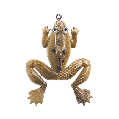 Varlės masalas Basso upėtakių žūklės masalai Realistiški rekvizitai Frog Soft Swimbait plūduriuojantis masalas su kabliukais gėlavandeniams Saltwat