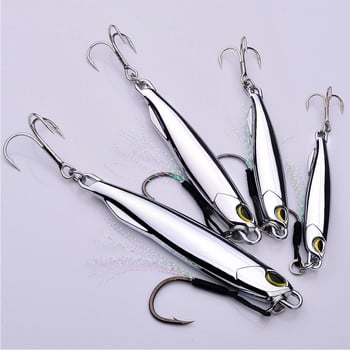 Metal Jig 15g/20g/30g/40g Fishing Lure Weights Trolling Hard Bait Bass Spinning Tackle Tools for γλυκό νερό θαλασσινό νερό