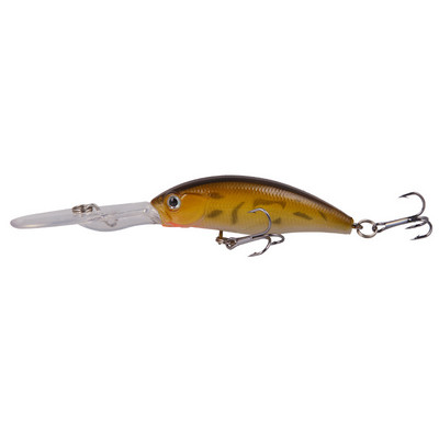 1 τεμ. Floating Deep Diving Minnow Fishing Lure 10cm 7,5g Crank Wobblers Isca Artificial Bait Treble Hooks Tackle Bass Crankbait