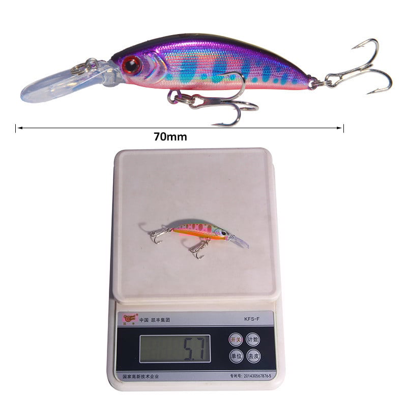 CHENGBIN 1 τμχ Fishing Lure Pike Bait Minnow 7cm 5,7g Jerkbait Deep Swim Wobblers Crankbait