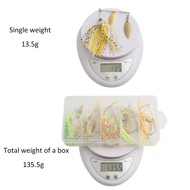 1tk Spinnersööt 13,5g metallist lant, kõva püügilant, spinnersööt.