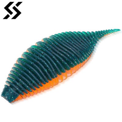 Sougayilang 5PCS Риболовна примамка Духало Gill Worm Риболовна примамка 10cm/13g 7.5cm/6g Ларва мека стръв за шаран бас щука риболов Pesca