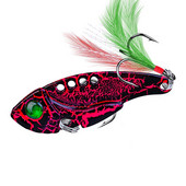 Fishing Lures Spoon For Pike 50mm 10,5g 8 Color With Treble Hook Spoon Wobble Metal Hard Bait Vib Spoonbait Fishing Tackle Lures