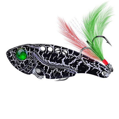 Fishing Lures Spoon For Pike 50mm 10,5g 8 Color With Treble Hook Spoon Wobble Metal Hard Bait Vib Spoonbait Fishing Tackle Lures