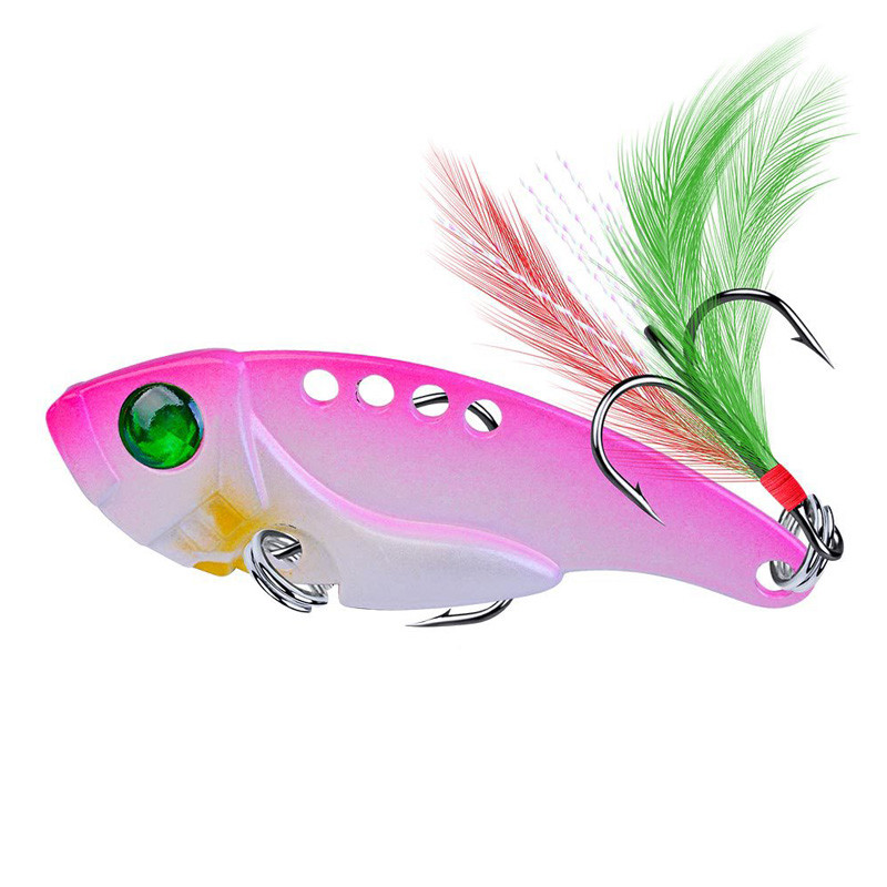 Fishing Lures Spoon For Pike 50mm 10,5g 8 Color With Treble Hook Spoon Wobble Metal Hard Bait Vib Spoonbait Fishing Tackle Lures