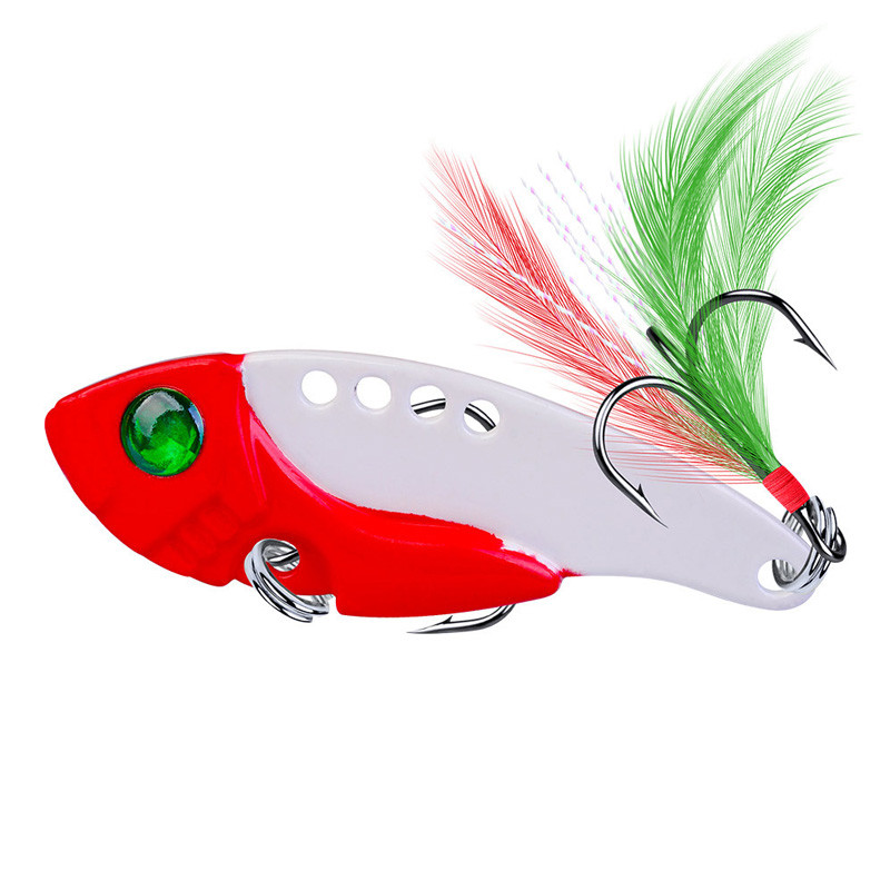 Fishing Lures Spoon For Pike 50mm 10,5g 8 Color With Treble Hook Spoon Wobble Metal Hard Bait Vib Spoonbait Fishing Tackle Lures