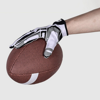 Силиконови неплъзгащи се футболни ръкавици с допълнително сцепление Спорт на открито за всички възрасти Ръкавици за пълна защита на пръстите на ръцете
