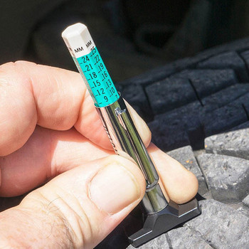 25 mm Измервател на дълбочината на протектора на гумите за автомобилни гуми Автоматично откриване на износването на гумите Измерване на инструмента Колело на шублер Измерватели на дебелината Мониторинг