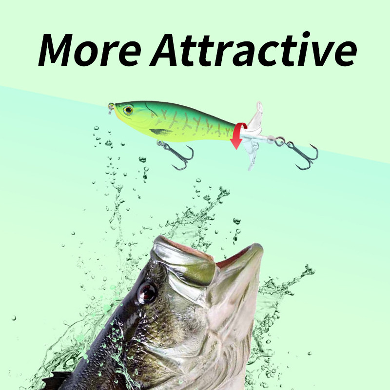 HISTAR 1buc 9cm11cm Popper moale coadă rotativă Wobblers plutitori Momeală dură 9501 Momeală de pescuit cu elice de top