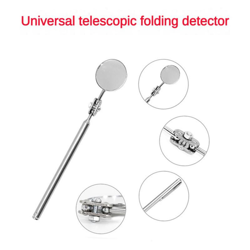 Automobilio techninės priežiūros apžiūros įrankiai veidrodžio sulankstomas teleskopinis atšvaitas važiuoklės apžiūros veidrodis universalus automobilio apžiūros įrankis
