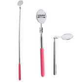 50 mm/30 mm skersmens nerūdijančio plieno automobilio teleskopinio veidrodžio aptikimo objektyvo apžiūros apvalaus veidrodžio 360 taisymo įrankiai mechanikui