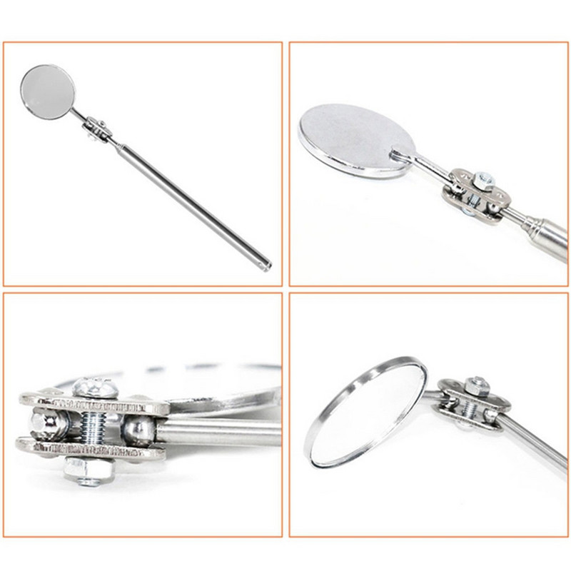 Oglindă rotundă de inspecție pentru lentile de detectare telescopică pentru mașină de 30 mm/50 mm Pen oglindă de inspecție pentru întreținerea autovehiculului