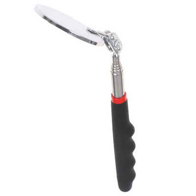 1 vnt. 50 mm automobilio teleskopinis aptikimo objektyvas su neslystančia rankena nerūdijančio plieno tikrinimo 360 apvalaus veidrodžio nešiojamasis remonto įrankis