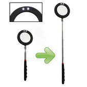 Sklopivo ogledalo Univerzalni endoskopski alat za otkrivanje nedostataka s 2 LED svjetla Ogledalo za pregled 360 stupnjeva rotirajući alat za otkrivanje automobila