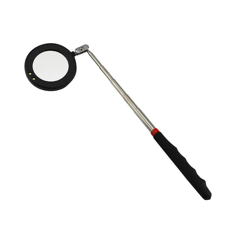 Sklopivo ogledalo Univerzalni endoskopski alat za otkrivanje nedostataka s 2 LED svjetla Ogledalo za pregled 360 stupnjeva rotirajući alat za otkrivanje automobila