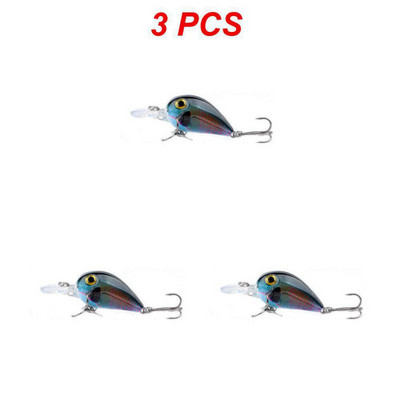 1-5 DB Micro Luya Bait Hamis csali Kemény csali horgászcsali eszköz Bionikus csali 3D halszem hanggyöngyös hamis csalival