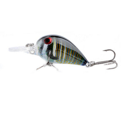 1-5 DB Micro Luya Bait Hamis csali Kemény csali horgászcsali eszköz Bionikus csali 3D halszem hanggyöngyös hamis csalival