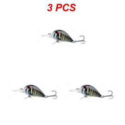 1-5 DB Micro Luya Bait Hamis csali Kemény csali horgászcsali eszköz Bionikus csali 3D halszem hanggyöngyös hamis csalival