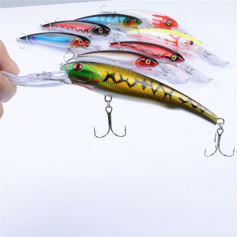 Bandit Deep Walleye Crankbaits 12cm 20g Long Lip Minnow Fishing Lure Vobleris plaukimo dirbtinis Pesca kietas žuvies masalas