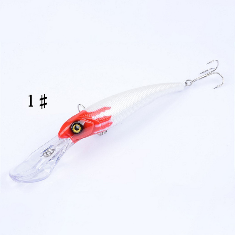 Bandit Deep Walleye Crankbaits 12cm 20g Long Lip Minnow Fishing Lure Vobleris plaukimo dirbtinis Pesca kietas žuvies masalas