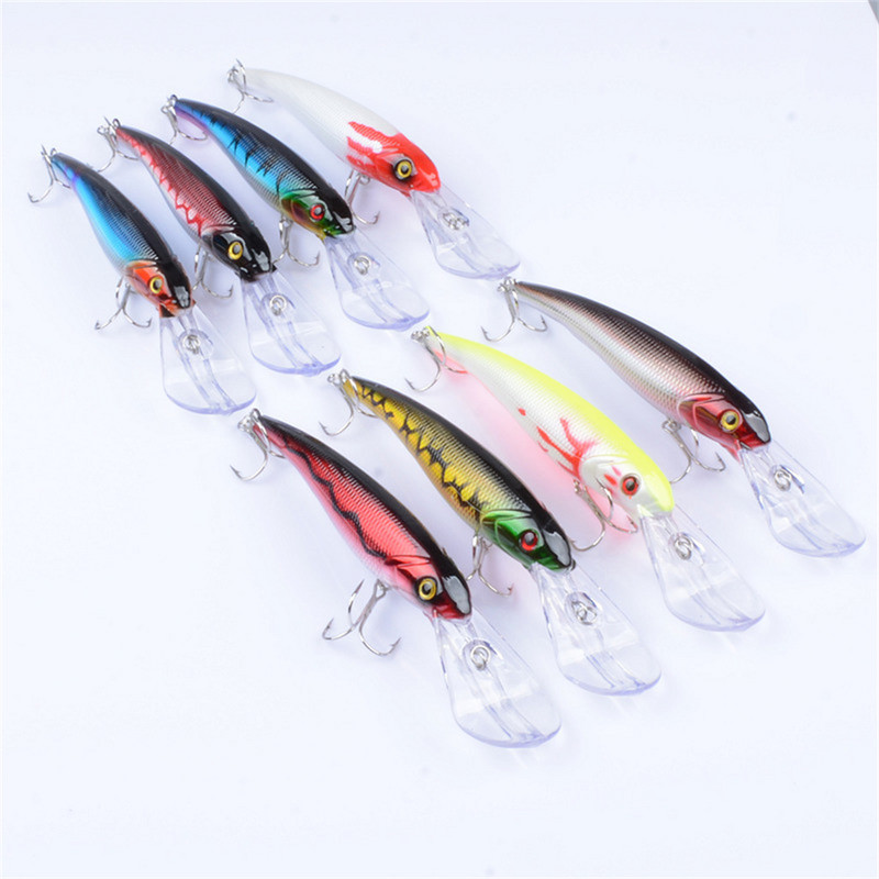 Bandit Deep Walleye Crankbaits 12cm 20g Long Lip Minnow Fishing Lure Vobleris plaukimo dirbtinis Pesca kietas žuvies masalas