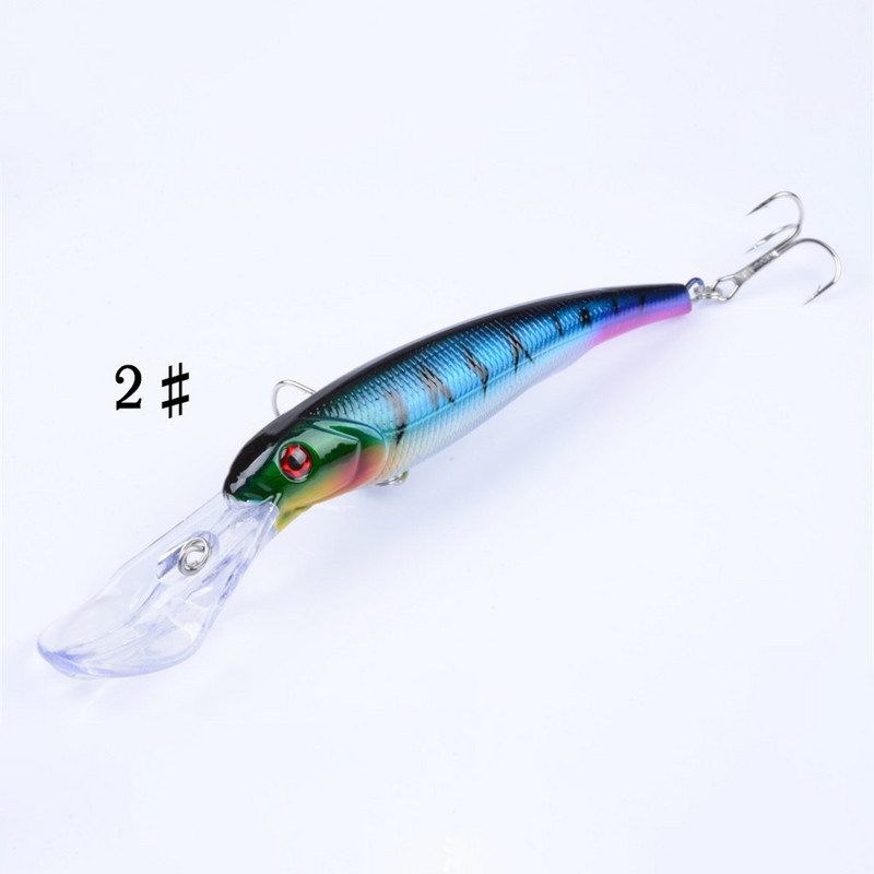 Bandit Deep Walleye Crankbaits 12cm 20g Long Lip Minnow Fishing Lure Vobleris plaukimo dirbtinis Pesca kietas žuvies masalas