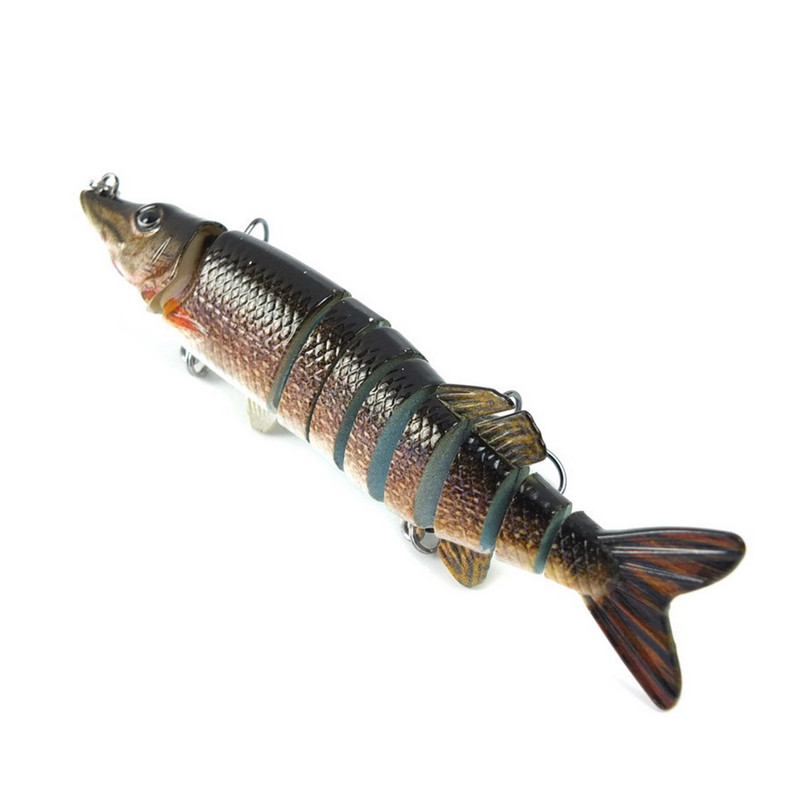 Žvejybos masalai Swimbait kelių sąnarių dirbtinis masalas Fake Crankbait kietas masalas 13cm