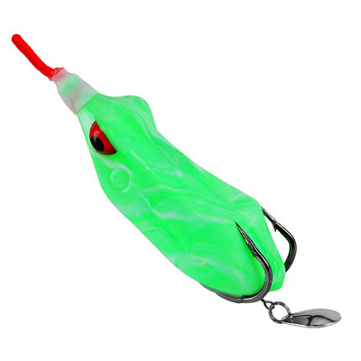 Dirbtiniai masalai Žvejybai Dvigubas Propeleris Varlė Minkštas Masalas Lengvas derva Topwater Ray Frog Praktiškas