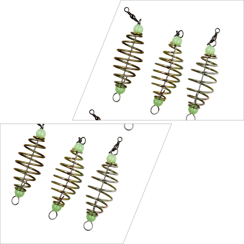 12 tk mähisega püügiriistad Püügisööda puur söötja korvihoidik kalapüügisööt Vedrupeibutis õngepuur Püügivedru