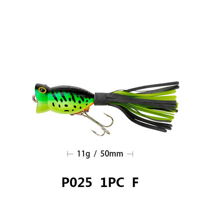 Fixi Popper žvejybos masalai Topwater 50mm 11g plastikiniai Jerkbait dirbtiniai kieto masalo vobleriai Swimbait upėtakių ešerių karpiams žvejoti