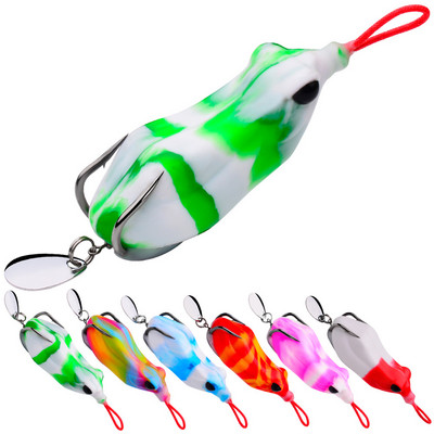 1PC Mekani mamac za žabe 6,5 cm-14,5 g plutajući Souple mamac za pecanje Silikonski vobler spinner Swimbait pribor za pecanje Topwater