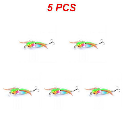 2/4/5 tk metallist lusikas Minnow pehme landi komplekt segatud värvidega Pesca mageveepüügitarbed Isca bassiforelli tehisjärv