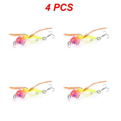 2/4/5 tk metallist lusikas Minnow pehme landi komplekt segatud värvidega Pesca mageveepüügitarbed Isca bassiforelli tehisjärv