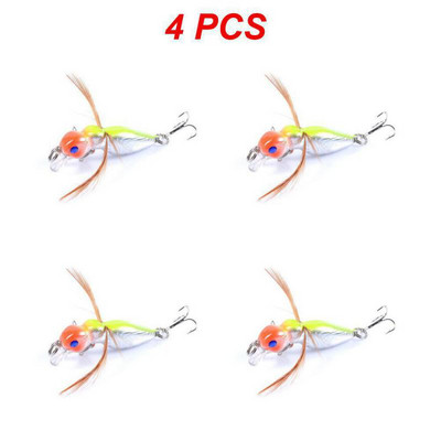 2/4/5 tk metallist lusikas Minnow pehme landi komplekt segatud värvidega Pesca mageveepüügitarbed Isca bassiforelli tehisjärv