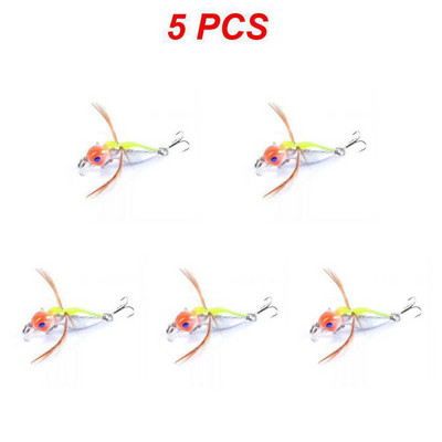 2/4/5 tk metallist lusikas Minnow pehme landi komplekt segatud värvidega Pesca mageveepüügitarbed Isca bassiforelli tehisjärv