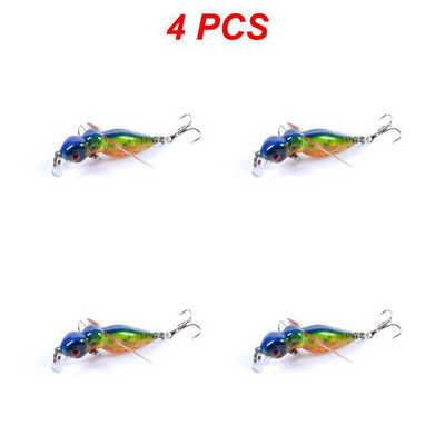 2/4/5 tk metallist lusikas Minnow pehme landi komplekt segatud värvidega Pesca mageveepüügitarbed Isca bassiforelli tehisjärv