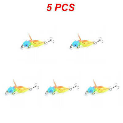 2/4/5 tk metallist lusikas Minnow pehme landi komplekt segatud värvidega Pesca mageveepüügitarbed Isca bassiforelli tehisjärv