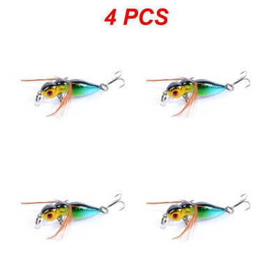 2/4/5 tk metallist lusikas Minnow pehme landi komplekt segatud värvidega Pesca mageveepüügitarbed Isca bassiforelli tehisjärv