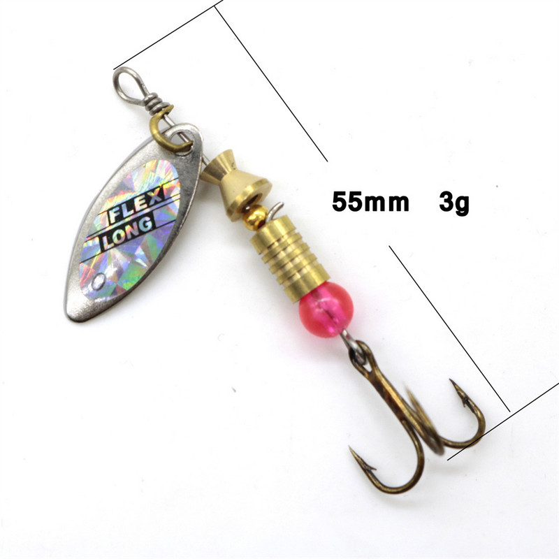 Kalapüügi landid Pöörlevad litrid 63mm7g Käsitsi väntatavad viilud Merepüük Pöörlevad Luya litrid Weihai söödapüügi tarvikud