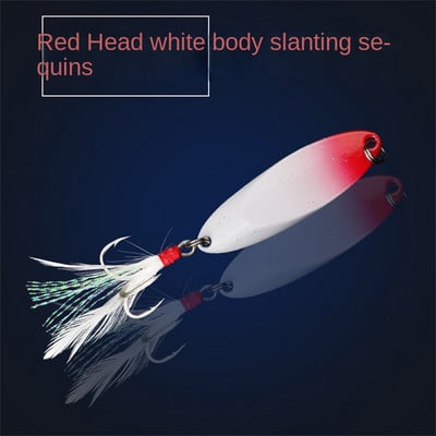 Metalinis suktukas Šaukštas žvejybos masalas Upėtakių žūklės masalas Kietas masalas Dirbtinis masalas Žuvies imitacija Lazerinis faneruotas žvejybos įrankis