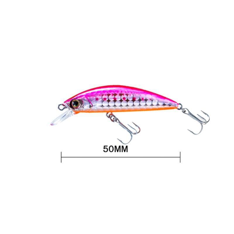 Žvejybiniai masalai Masalas skęstantis vandenyje Mikroobjektas Mažas, lėtai skęstantis 50 mm, 6 g kietas masalas, užkištas žūklės snukis su kabliuku SwimBait