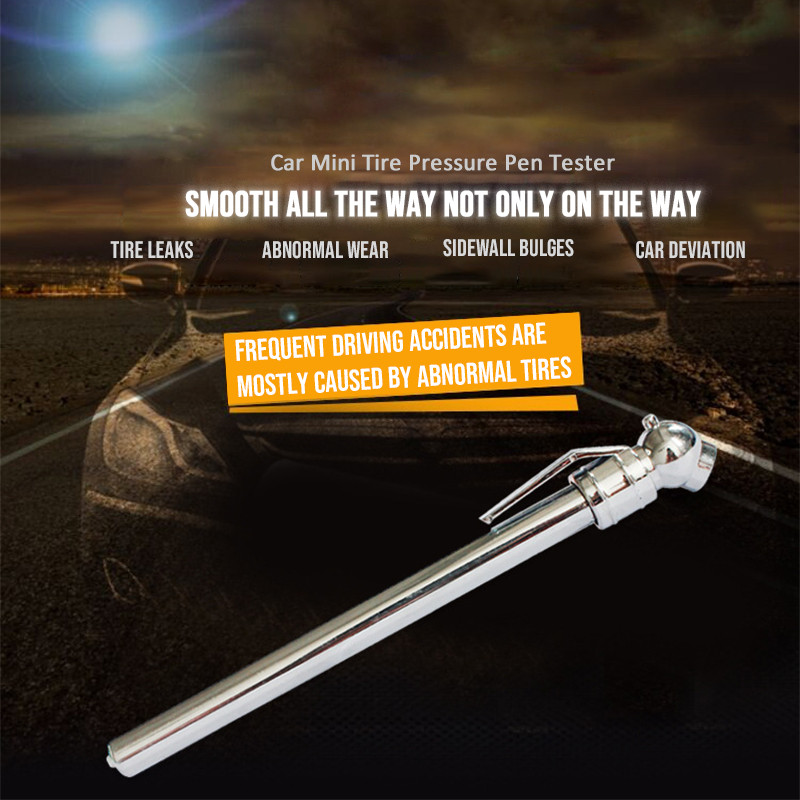 Universal 1PC Manometru pentru presiunea aerului în anvelope Test de verificare portabil pentru mașină Motor de vehicule Durabil Sistem de monitorizare a presiunii în anvelope a barometrului