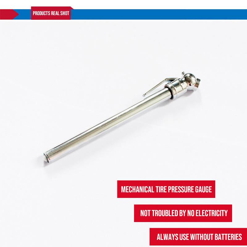Universal 1PC Manometru pentru presiunea aerului în anvelope Test de verificare portabil pentru mașină Motor de vehicule Durabil Sistem de monitorizare a presiunii în anvelope a barometrului