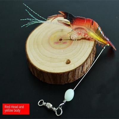 Naluci de pescuit Momeală moale luminoasă Momeală creveți vii agățată Momeală falsă bionică Momeală de pescuit Momeală moale din silicon Naluci de pescuit în aer liber