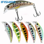 Mini uppuvad Minnow kalapüügi landid Jerkbaits Peche Artificial Bait Wobbler Forell Bass Karpkala kalapüügi landid ahvenahaugi jaoks